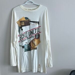 Ecko Unlimited Cream Classic T-Shirt